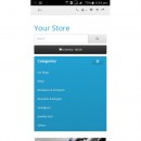 Web Mobile App for Android phone for Opencart